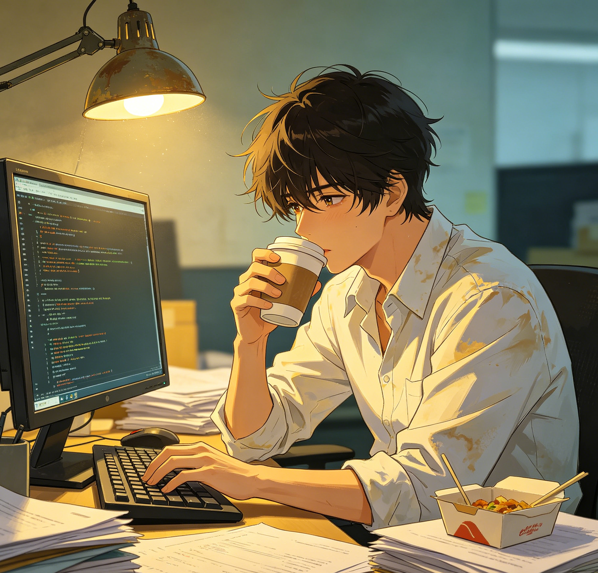 牛马主题插画生成.png
